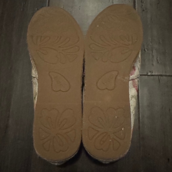 B.O.C. Born Concept Floral Canvas Slip-On Espadrille Flats Women Size 11 - Picture 4 of 4